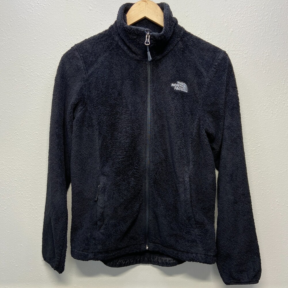 The North Face Black Zip Fleece Mock Jacket Women's Sz S